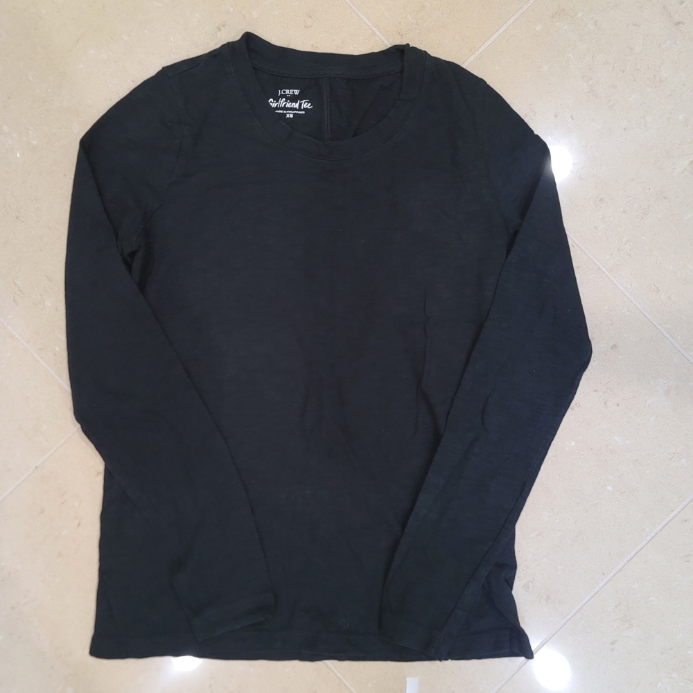 J.Crew Black Long Sleeve Shirt